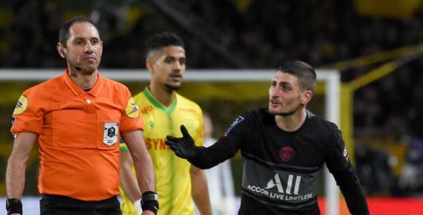 فيراتي يهاجم حكم مباراة باريس ونانت: وجه لنا طلقة نارية