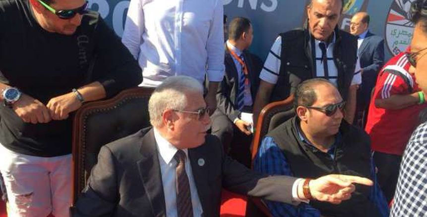 خالد فودة محافظ جنوب سيناء يحضر مراسم افتتاح أمم أفريقيا للشاطئية