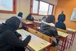 طالبات يؤدين الامتحانات