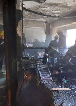 حريق كنيسة أبو سيفين بمنطقة مطار إمبابة
