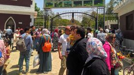 إقبال كبير من المواطنين على حدائق القناطر الخيرية احتفالا بشم النسيم