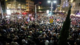 مظاهرات أمام منزل نتنياهو بعد فيديو الأسير الإسرائيلي