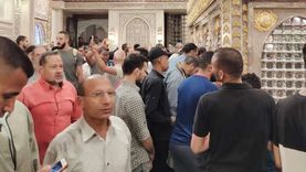 عاجل .. فتح مقام مسجد الحسين بعد انتهاء أعمال الصيانة (صور)