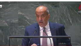 مندوب مصر بالأمم المتحدة يطالب المجتمع الدولي بالضغط على إسرائيل لتنفيذ الهدنة