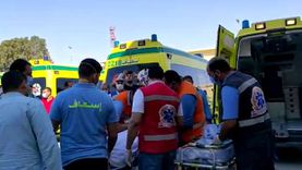 إصابة رجل وزوجته ونجلهما في حادث سير على طريق «العريش - الشيخ زويد»