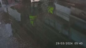 محافظ الجيزة يتابع أعمال إزالة آثار الأمطار بالشوارع