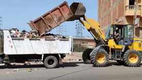 القضاء على مقالب ومخلفات القمامة ورفع كفاءة مستوى الشوارع بكفر الشيخ