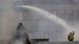 «الحماية المدنية» تسيطر على حريق كرفان بأكتوبر.. دفعت بـ3 سيارات إطفاء