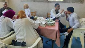 الكشف على 278 مريضا في قافلة طبية لجامعة بنها بقرية مشتهر