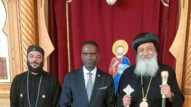 الكنيسة القبطية بناميبيا تستقبل سفير البلاد في مصر