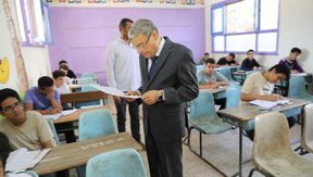محافظ المنيا اللواء أسامة القاضي في لجان الامتحانات