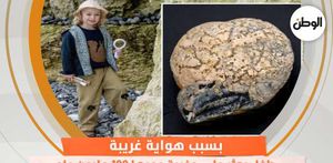 بسبب هواية غريبة.. طفل يعثر على حفرية عمرها 100 مليون عام