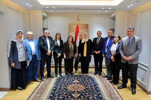 نيفين القباج وزيرة التضامن الاجتماعي تستقبل وزيرة الصحة الفلسطينية