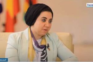 النائبة أميرة صابر عضو مجلس أمناء الحوار الوطني