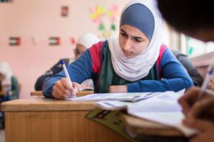 طلاب الأردن خلال امتحانات التوجيهي التكميلي