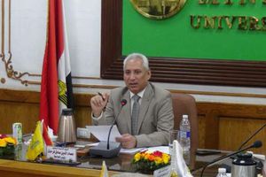 رئيس جامعة المنيا الدكتور عصام فرحات