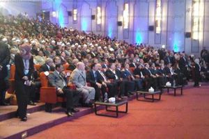 كلنا معك من أجل مصر تنظم مؤتمرا شعبيا كبيرا لعرض انجازات الرئيس .