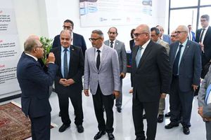 رئيس الشركة الألمانية العالمية خلال زيارة أكاديمية الهيئة العربية للتصنيع اليوم