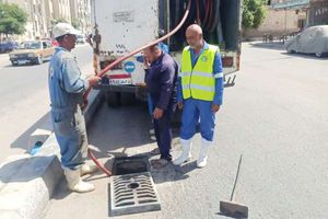 انتشار سيارات شفط المياه في شوارع الإسماعيلية
