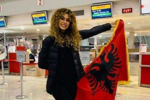 ملكة جمال ألبانيا تشارك في مسابقة ميس إيكو بالغردقة