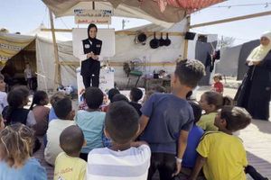 نور تعلم أطفال غزة
