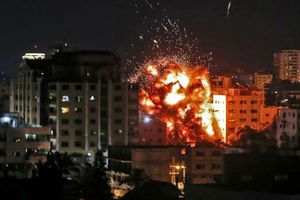 قصف غزة- ارشيفية