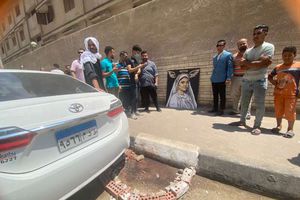 هنا تم قتل الطالبه نيرة امام جامعة المنصورة