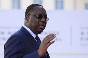 الرئيس السنغالي المنتهية ولايته  ماكي سال