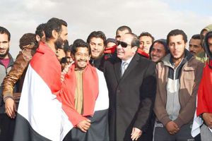 الرئيس السيسي كان في استقبال عدد من العائدين من ليبيا