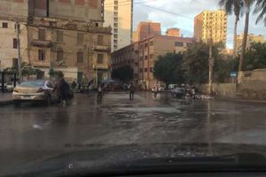 أمطار الإسكندرية خلال نوة قاسم اليوم