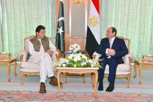 الرئيس السيسي ورئيس الوزراء الباكستاني عمران خان
