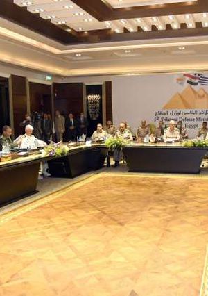 إجتماع ثلاثى لوزراء دفاع مصر وقبرص واليونان لبحث علاقات التعاون العسكرى المشترك