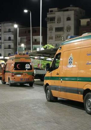 سيارة إسعاف بمحافظة الإسماعيلية