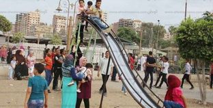 إقبال من المواطنين على الحدائق العامة فى العيد