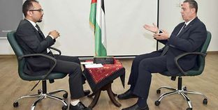 السفير الفلسطينى خلال حواره مع «الوطن»