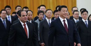الرئيس السيسى و الرئيس الصينى