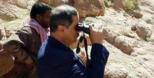 مدير أمن جنوب سيناء خلال تفقده موقع الحادث