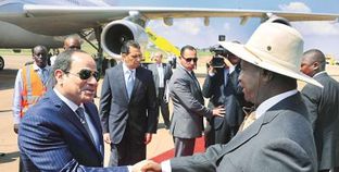 الرئيس عبدالفتاح السيسى خلال زيارته الأخيرة لأوغندا