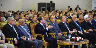الرئيس عبدالفتاح السيسى خلال احتفالية جهاز «الإحصاء» بإعلان نتائج التعداد السكانى