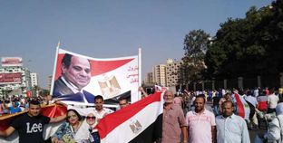صور.. إقبال عمالي كثيف على احتفالات دعم الدولة في مدينة نصر
