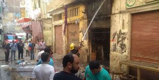 السيطرة علي حريق بمحل تجاري في حي الجمرك بالإسكندرية