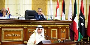 رئيس مجلس الأمة الكويتى يتحدث خلال مؤتمر الاتحاد البرلمانى العربى