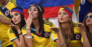 فتيات كولومبيات في مباراة كرة قدم- صورة أرشيفية