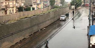 سقوط أمطار غزيرة بمدينة السنبلاوين بالدقهليه
