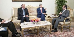 الرئيس عبدالفتاح السيسى يستقبل وزير الخارجية الأمريكى