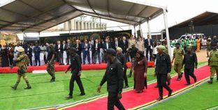 رئيسة تنزانيا في احتفالية الملء الأول لسد «جوليوس نيريري»
