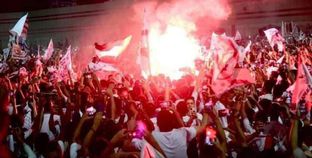 جماهير نادي الزمالك تحتفل بالفوز