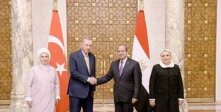 الرئيس السيسي خلال استقباله نظيره التركي