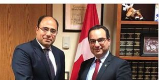 سفير مصر في كندا يلتقي رئيس لجنة العلاقات الخارجية بمجلس العموم