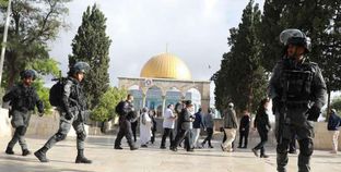 قوات الاحتلال الإسرائيلي يقتحمون المسجد الأقصي